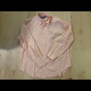 Ralph Lauren  light salmon colored button down